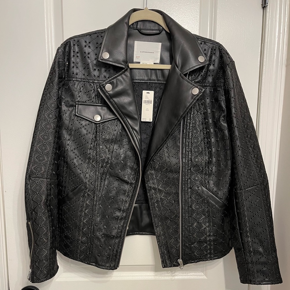 By Anthropologie Faux Leather
Eyelet Jacket - Picture 11 of 11